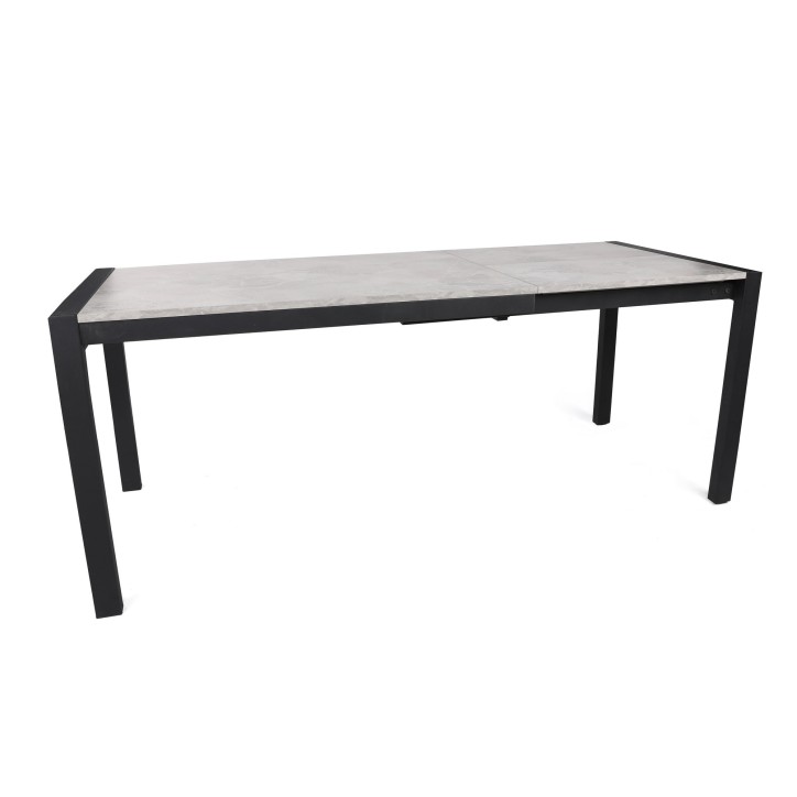 Mesa de comedor extensible Silva-1013 visón negro