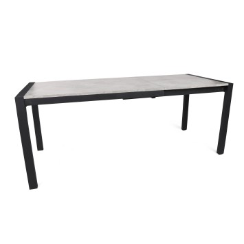 Mesa de comedor extensible Silva-1013 visón negro - 974NMB1738