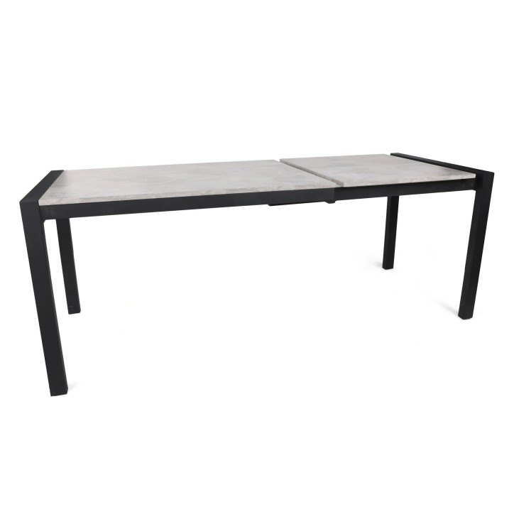 Mesa de comedor extensible Silva-1013 visón negro