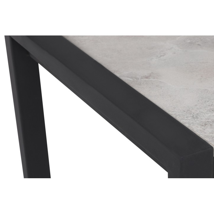 Mesa de comedor extensible Silva-1013 visón negro