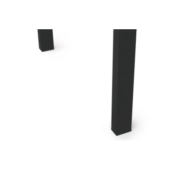 Mesa de comedor extensible Silva-1013 visón negro - 974NMB1738