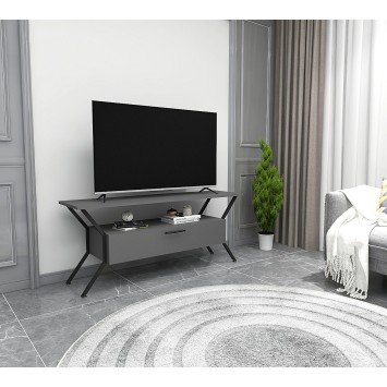 Mueble TV Tarz antracita negro - 854KLN3078