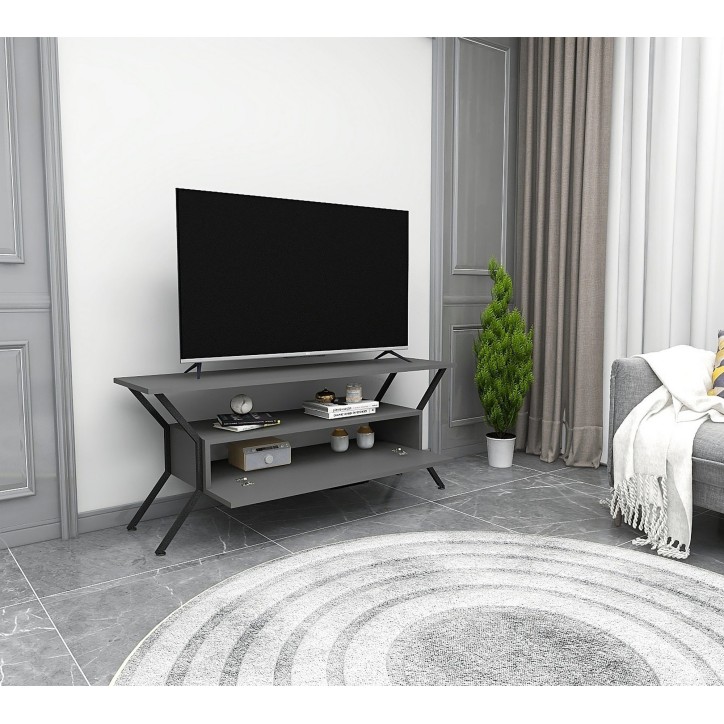 Mueble TV Tarz antracita negro