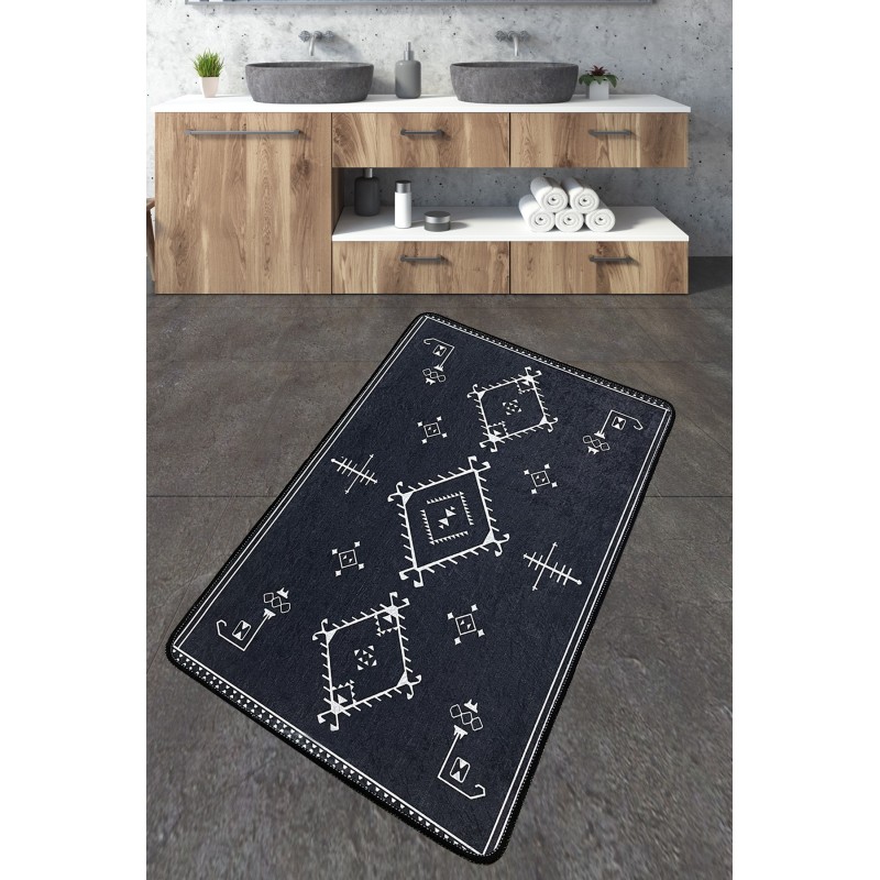 Alfombra de baño Antiguo gris oscuro