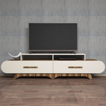 Mueble TV Flora crema nogal - 845HCT3031