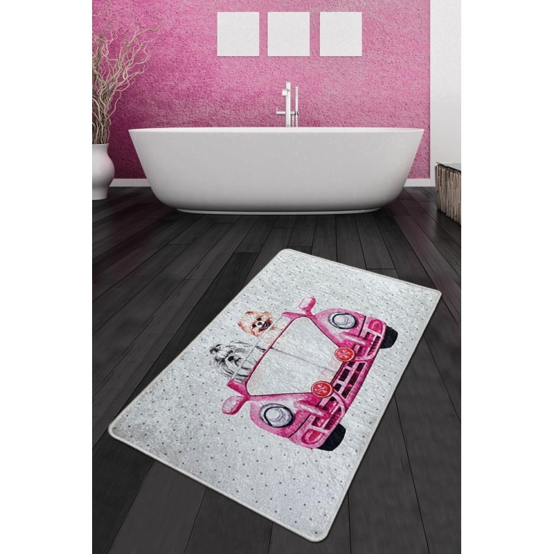 Alfombra de baño Dogs Vosvos Djt (80 x 100) multicolor