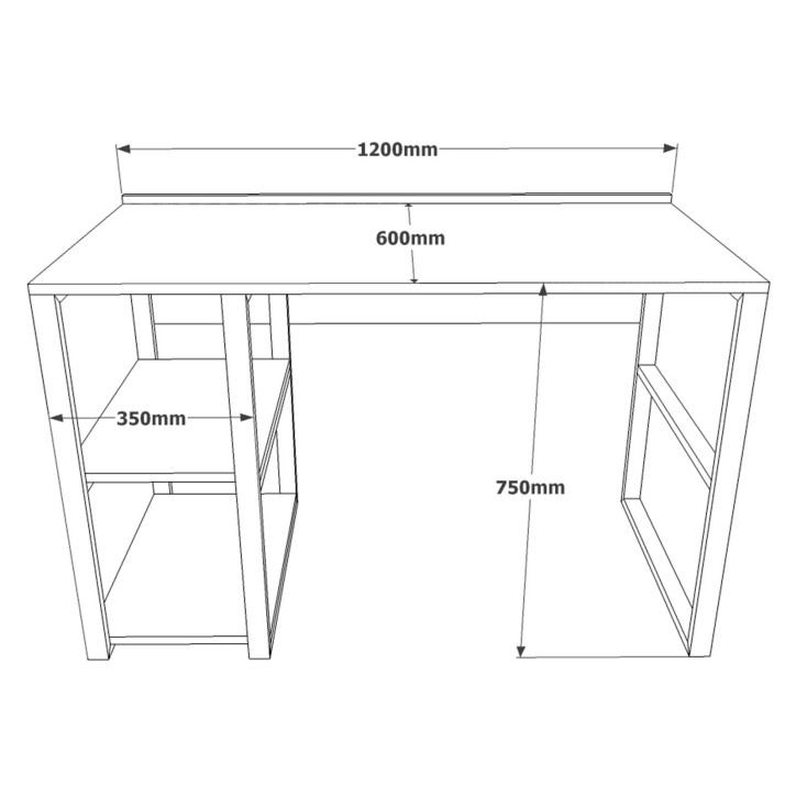 Escritorio de estudio ML8-A pino atlántico