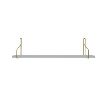 Estante de pared Gelsenkirchen L2063 blanco oro - 285LCV1283