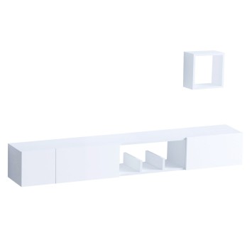 Mueble TV con estante Pandora-DEC0061 blanco - 393MRD1262