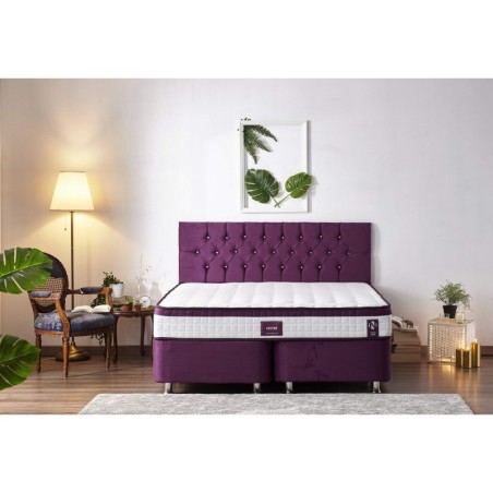 Colchón Violet 180x200 morado blanco