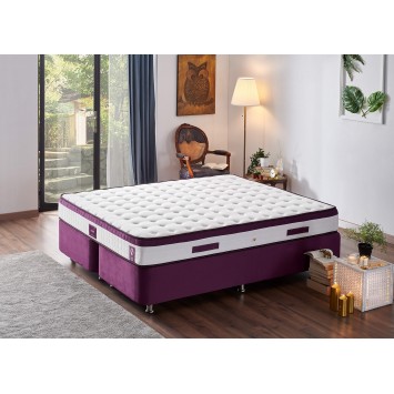 Colchón Violet 180x200 morado blanco - 480NRN1335