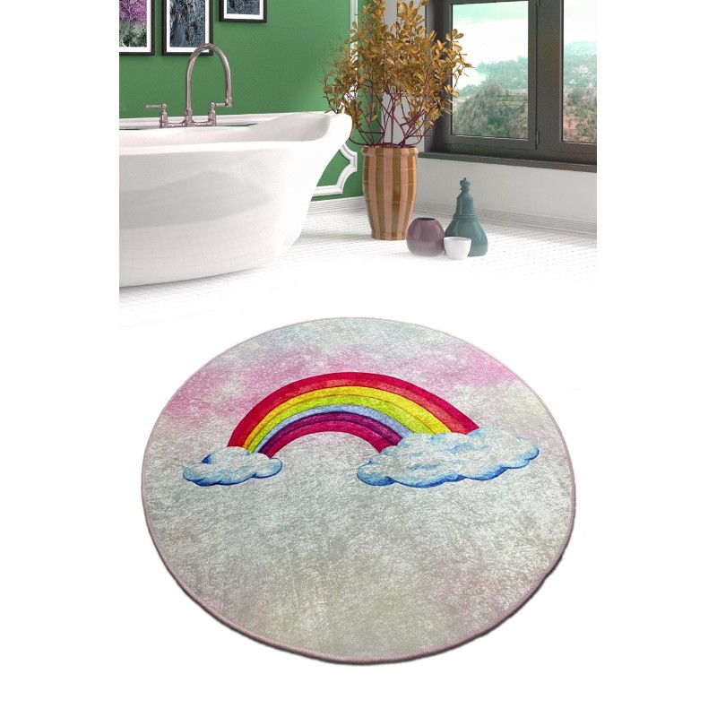 Alfombra de baño Leno Djt (80 cm) multicolor