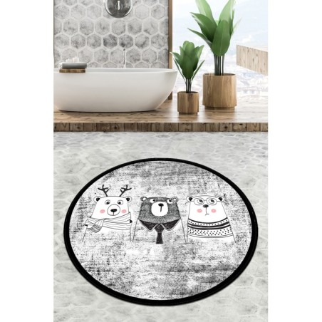 Alfombra de baño Three Bears Circle Djt 80 multicolor