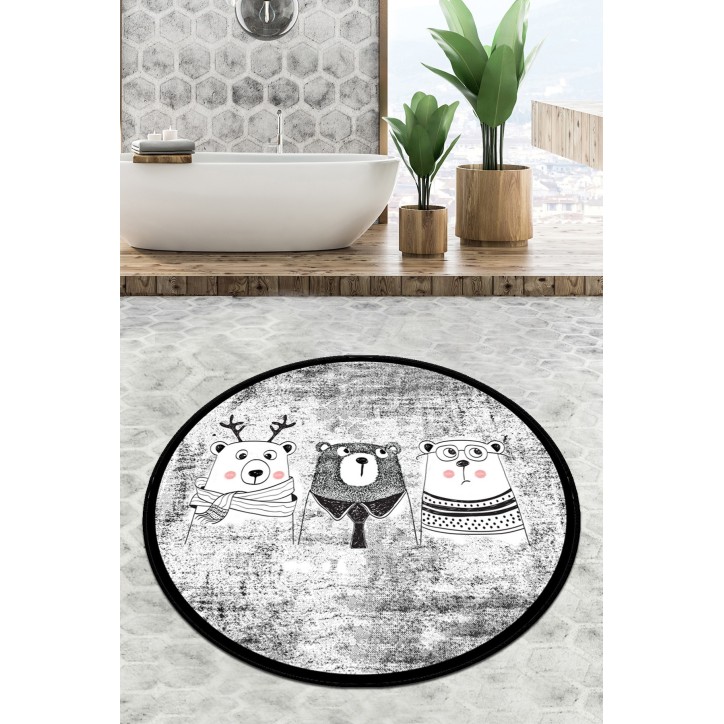 Alfombra de baño Three Bears Circle Djt 80 multicolor