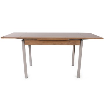 Mesa de comedor extensible Polo-1308 plata nogal - 974NMB1534