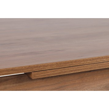 Mesa de comedor extensible Polo-1308 plata nogal - 974NMB1534