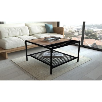 Mesa de centro Gomis pino atlántico negro - 835PUQ2866