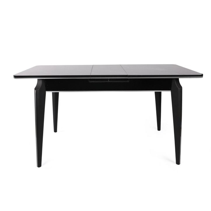 Mesa de comedor extensible Star 983 plateado negro