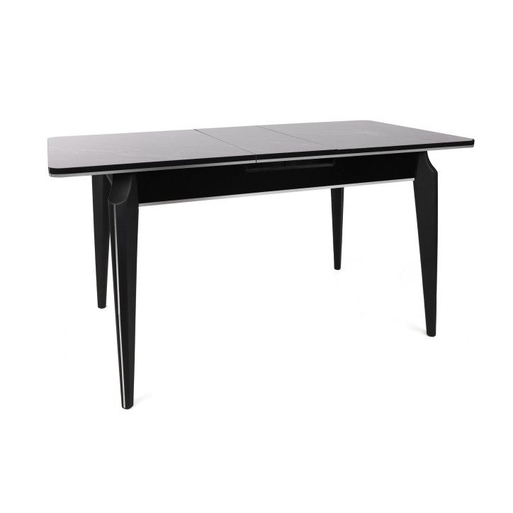 Mesa de comedor extensible Star 983 plateado negro