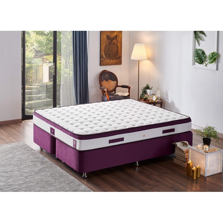 Colchón Violet150x200 morado blanco