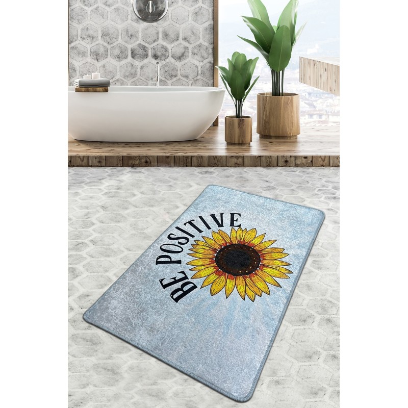 Alfombra de baño Be Positive Djt (70 x 120) multicolor