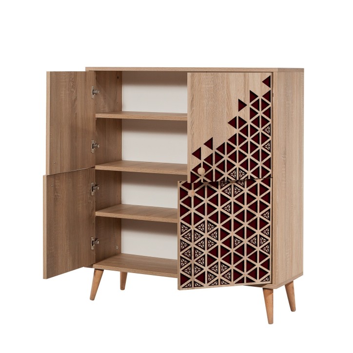 Mueble auxiliar Multilux-122 sonoma roble