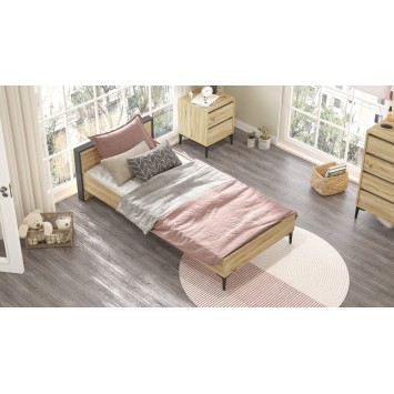 Cama individual AR5-KA fieltro antracita - 956LCS1802