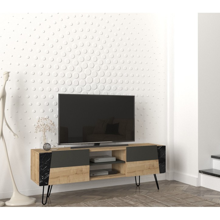 Mueble TV Fanten antracita zafiro