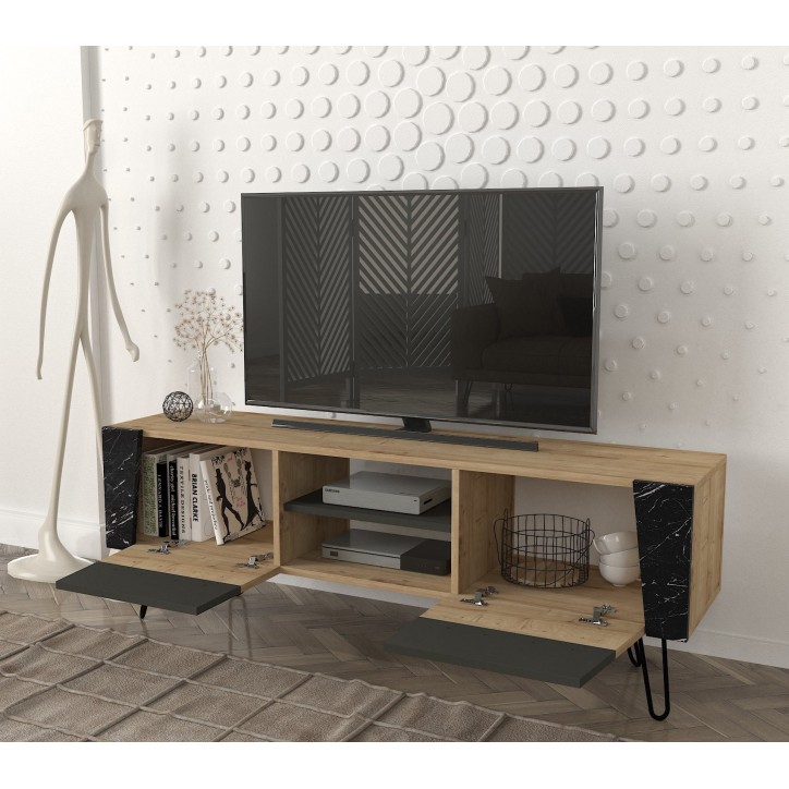 Mueble TV Fanten antracita zafiro