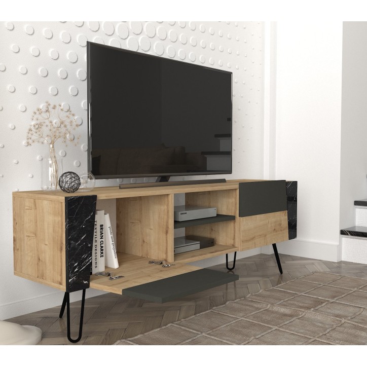 Mueble TV Fanten antracita zafiro