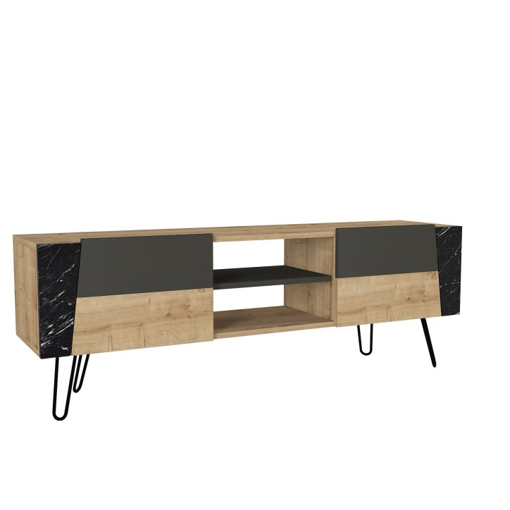 Mueble TV Fanten antracita zafiro