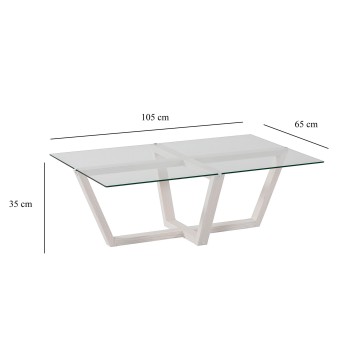 Mesa de centro Amalfi blanco - 552NOS1453