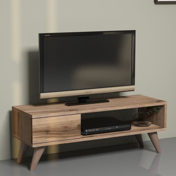 Mueble TV con estante Maya roble