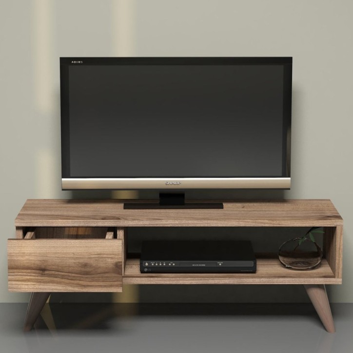 Mueble TV con estante Maya roble