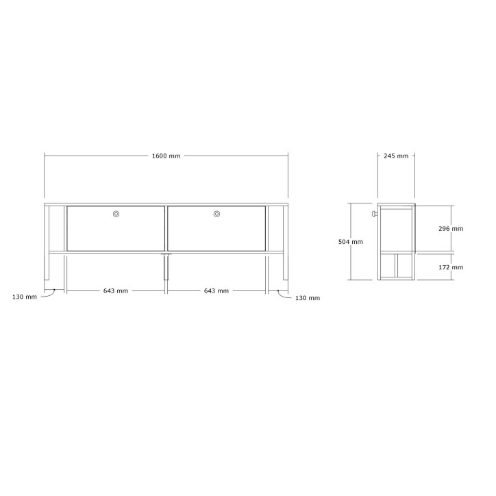 Mueble TV Ahu zafiro