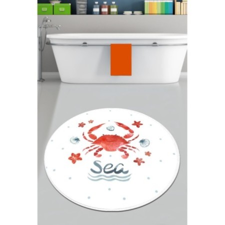 Alfombra de baño Crab Circle Djt 140 multicolor