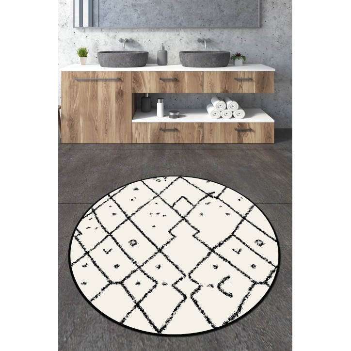 Alfombra de baño Dalmata Circle Djt 140 multicolor