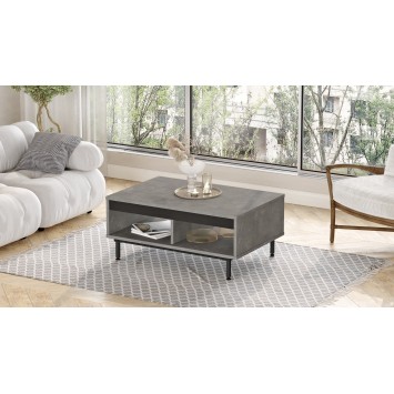 Mesa de centro LV29-RL gris negro - 956LCS1223