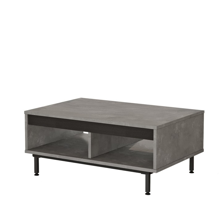 Mesa de centro LV29-RL gris negro