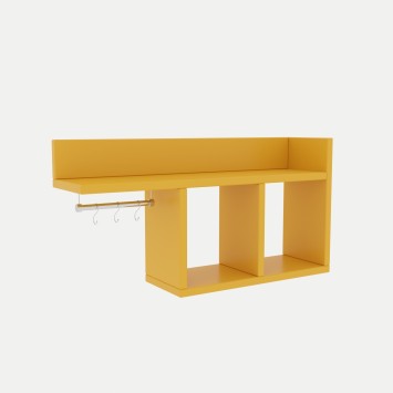 Estante de pared Pare amarillo - 854KLN1735