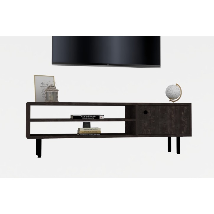 Mueble TV con estante Avila antracita