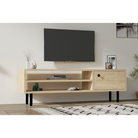 Mueble TV con estante Avila roble zafiro