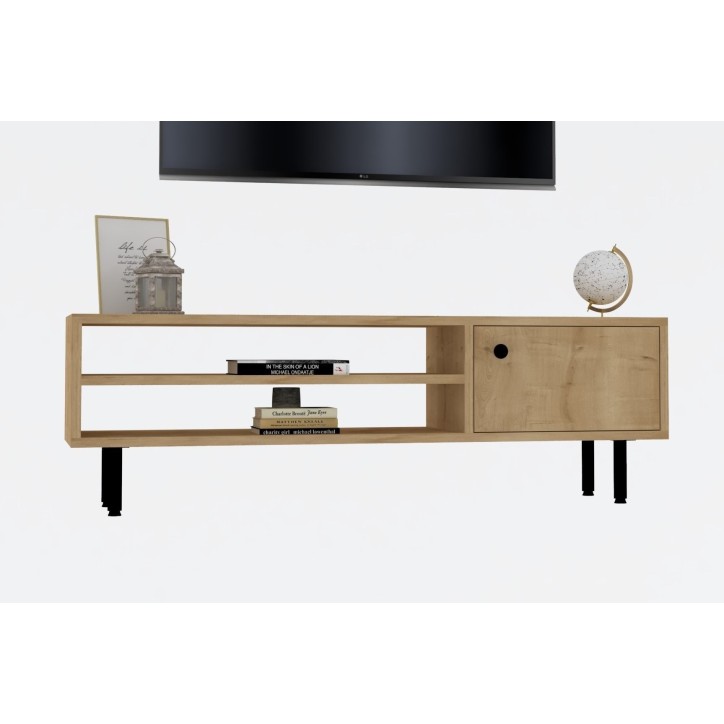 Mueble TV con estante Avila roble zafiro