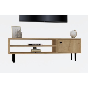 Mueble TV con estante Avila roble zafiro - 495SSE1608