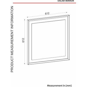 Espejo decorativo Oscar nogal - 804TRH3310