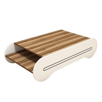 Mesa de centro Cool blanco nogal - 845HCT2805