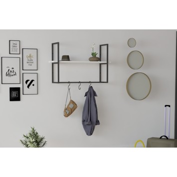 Estante de pared Able blanco - 495SSE1162