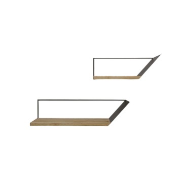 Estante de pared Essen L2062 roble negro - 285LCV1282