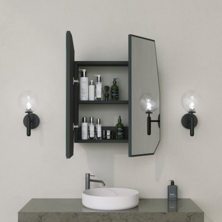 Mueble de baño Quartz Cabinet negro