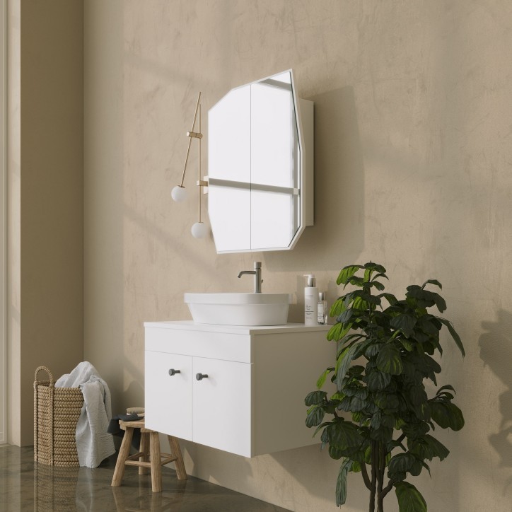 Mueble de baño Quartz Cabinet blanco